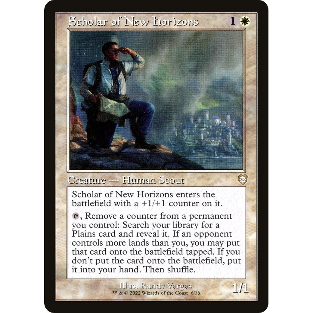 Image for Scholar of New Horizons (Retro Frame) (6) (BRC) - Magic: The Gathering