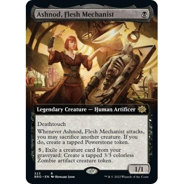 Image for Ashnod, Flesh Mechanist (Extended Art) (323) (BRO) - Magic: The Gathering