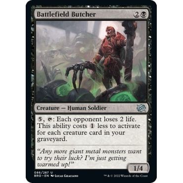 Image for Battlefield Butcher (86) (BRO) - Magic: The Gathering