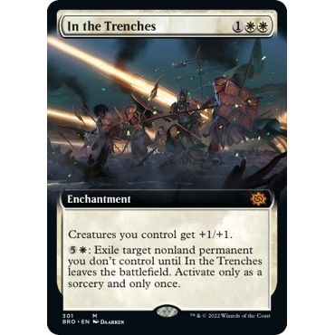 Image for In the Trenches (Extended Art) (301) (BRO) - Magic: The Gathering