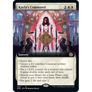 Image for Kayla's Command (Extended Art) (302) (BRO) - Magic: The Gathering