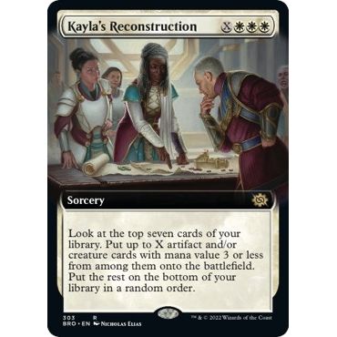Image for Kayla's Reconstruction (Extended Art) (303) (BRO) - Magic: The Gathering