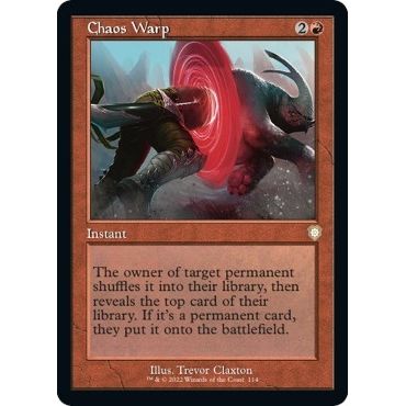 Image for Chaos Warp (Retro Frame) (114) (BRC) - Magic: The Gathering