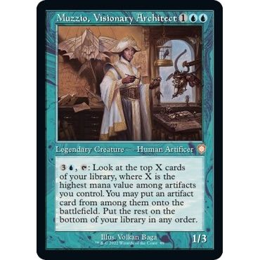 Image for Muzzio, Visionary Architect (Retro Frame) (89) (BRC) - Magic: The Gathering