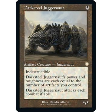 Image for Darksteel Juggernaut (Retro Frame) (137) (BRC) - Magic: The Gathering