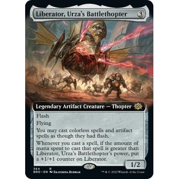 Image for Liberator, Urza's Battlethopter (Extended Art) (364) (BRO) - Magic: The Gathering
