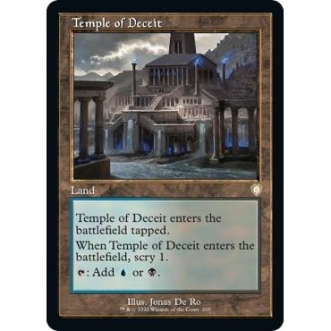 Image for Temple of Deceit (Retro Frame) (205) (BRC) - Magic: The Gathering