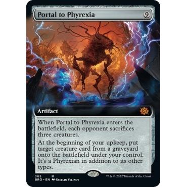 Image for Portal to Phyrexia (Extended Art) (365) (BRO) - Magic: The Gathering