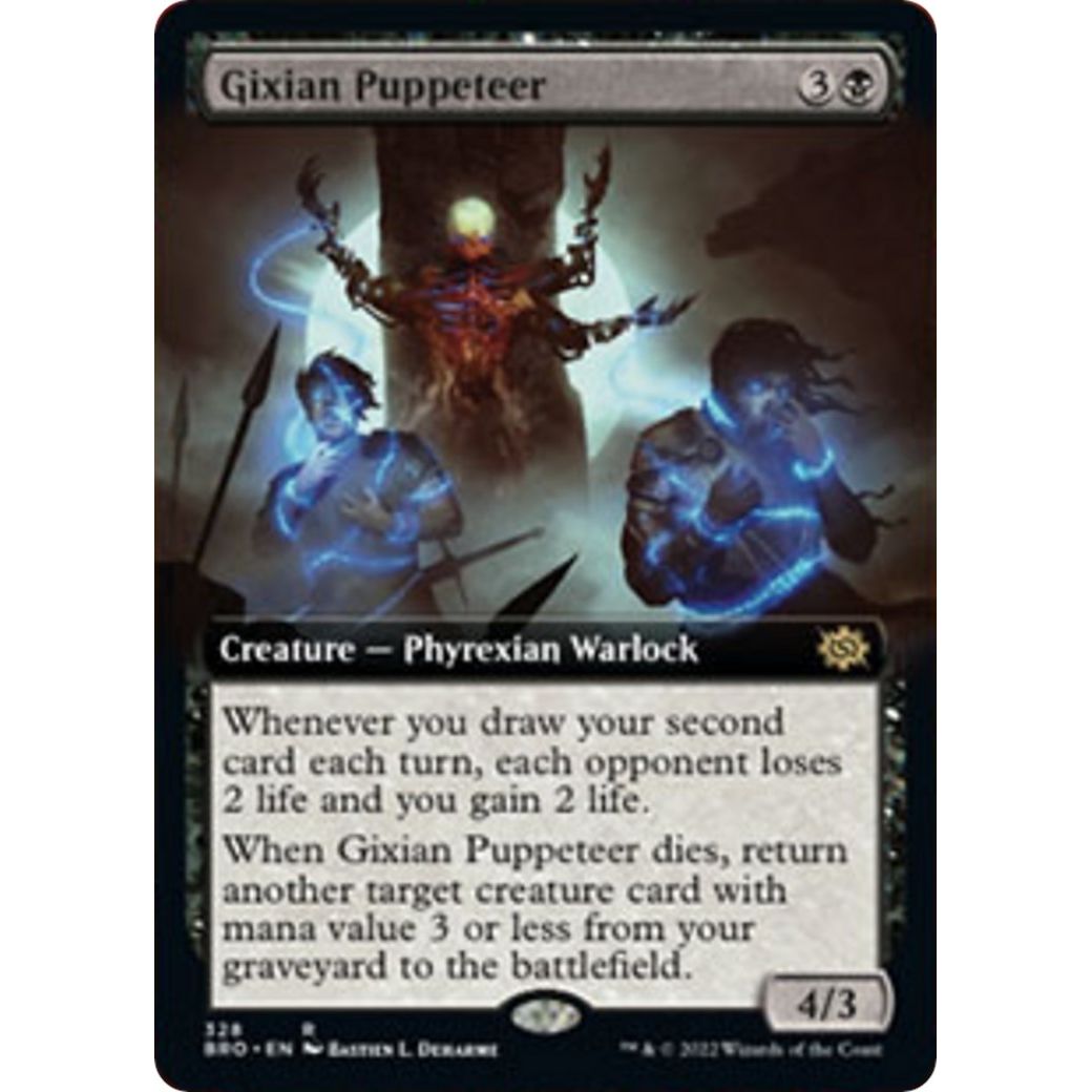 Image for Gixian Puppeteer (Extended Art) (328) (BRO) - Magic: The Gathering