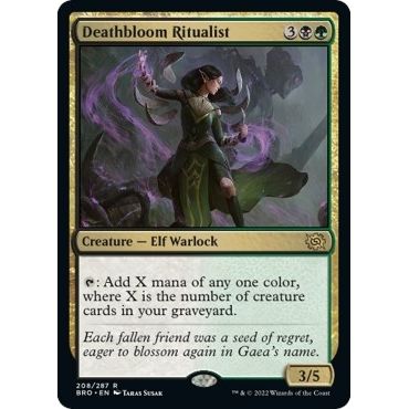 Image for Deathbloom Ritualist (208) (BRO) - Magic: The Gathering
