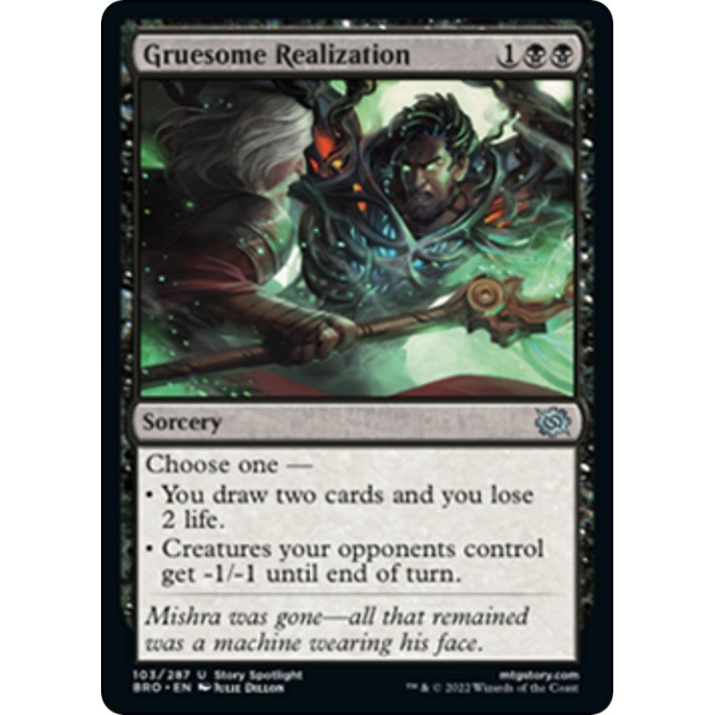 Image for Gruesome Realization (103) (BRO) - Magic: The Gathering