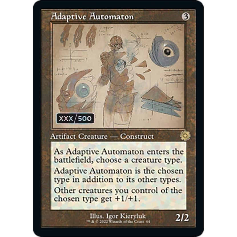 Image for Adaptive Automaton (Schematic) (Serial Numbered) (64) (BRR) - Magic: The Gathering