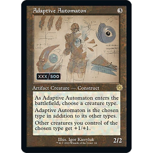 Image for Adaptive Automaton (Schematic) (Serial Numbered) (64) (BRR) - Magic: The Gathering