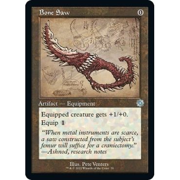 Image for Bone Saw (Schematic) (70) (BRR) - Magic: The Gathering