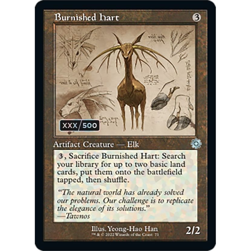 Image for Burnished Hart (Schematic) (Serial Numbered) (71) (BRR) - Magic: The Gathering