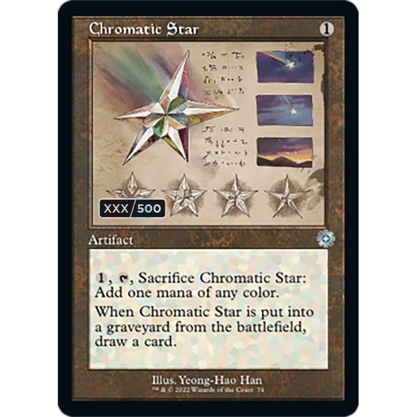 Image for Chromatic Star (Schematic) (Serial Numbered) (74) (BRR) - Magic: The Gathering