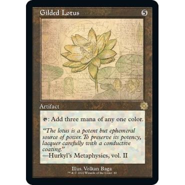 Image for Gilded Lotus (Schematic) (80) (BRR) - Magic: The Gathering