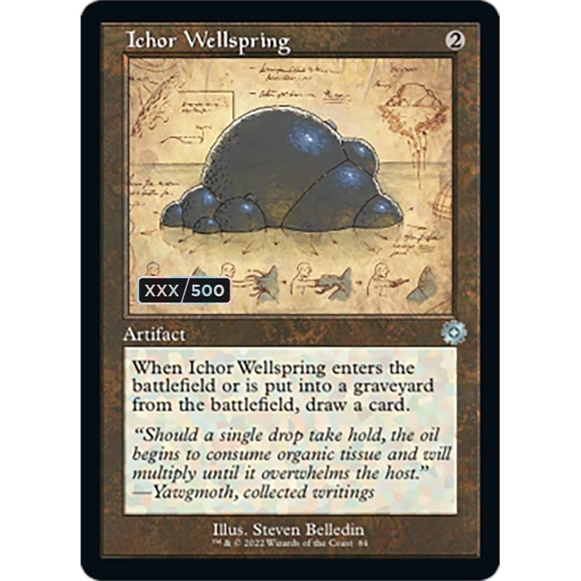 Image for Ichor Wellspring (Schematic) (Serial Numbered) (84) (BRR) - Magic: The Gathering