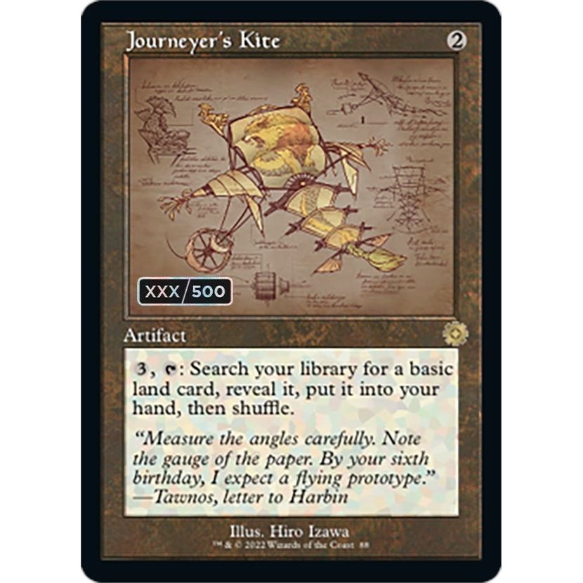 Image for Journeyer's Kite (Schematic) (Serial Numbered) (88) (BRR) - Magic: The Gathering