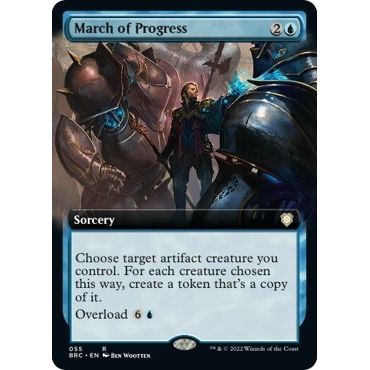 Image for March of Progress (Extended Art) (55) (BRC) - Magic: The Gathering