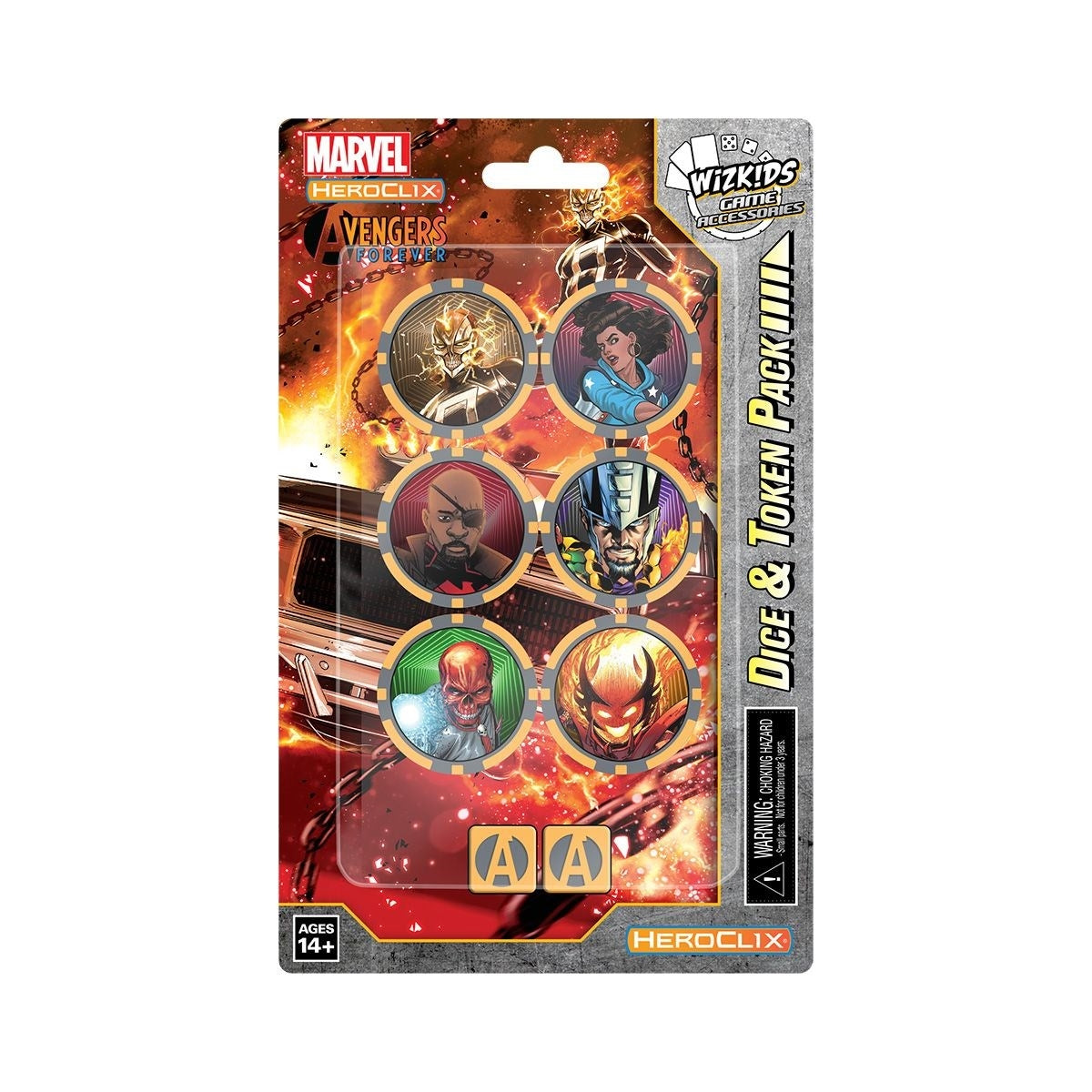 Image for Avengers Forever Ghost Rider Dice & Token Pack - Heroclix