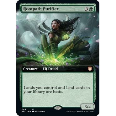 Image for Rootpath Purifier (Extended Art) (44) (BRC) - Magic: The Gathering