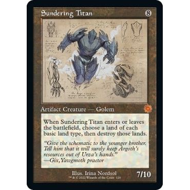 Image for Sundering Titan (Schematic) (120) (BRR) - Magic: The Gathering