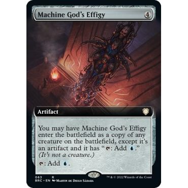Image for Machine God's Effigy (Extended Art) (63) (BRC) - Magic: The Gathering