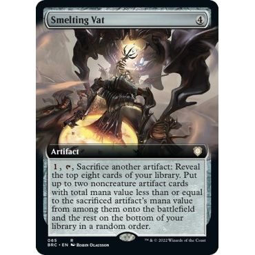 Image for Smelting Vat (Extended Art) (65) (BRC) - Magic: The Gathering