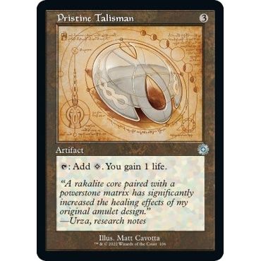 Image for Pristine Talisman (Schematic) (106) (BRR) - Magic: The Gathering