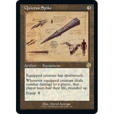 Image for Quietus Spike (Schematic) (109) (BRR) - Magic: The Gathering