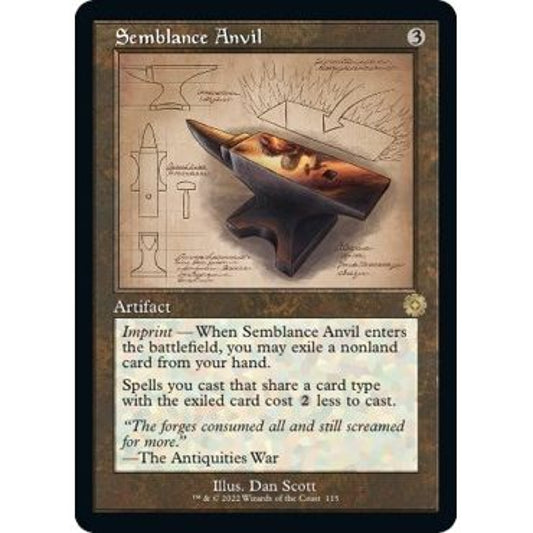 Image for Semblance Anvil (Schematic) (115) (BRR) - Magic: The Gathering