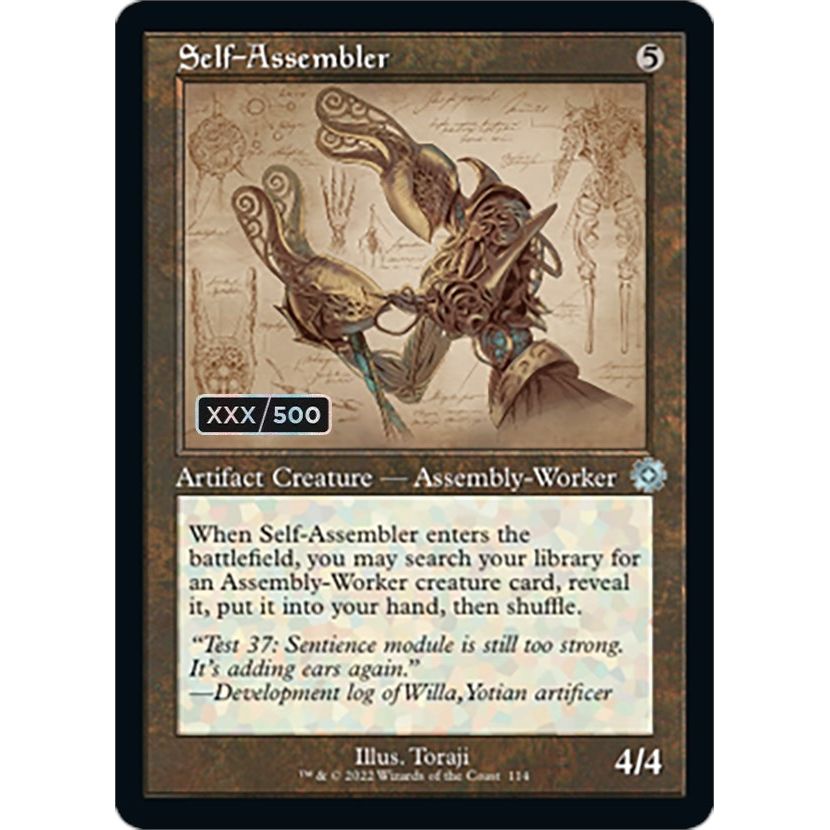 Image for Self-Assembler (Schematic) (Serial Numbered) (114) (BRR) - Magic: The Gathering