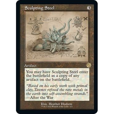 Image for Sculpting Steel (Schematic) (113) (BRR) - Magic: The Gathering