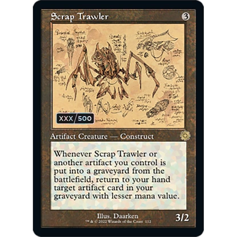 Image for Scrap Trawler (Schematic) (Serial Numbered) (112) (BRR) - Magic: The Gathering