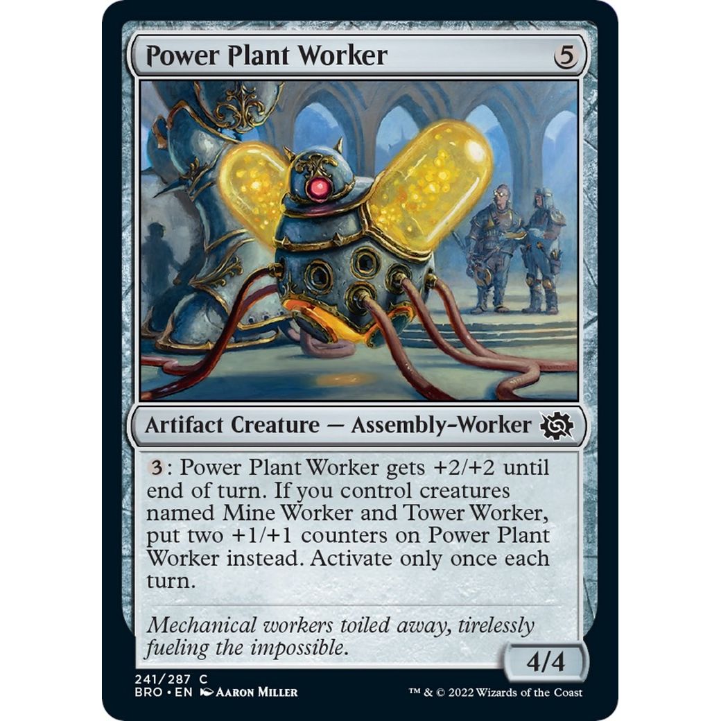 Image for Power Plant Worker (241) (BRO) - Magic: The Gathering