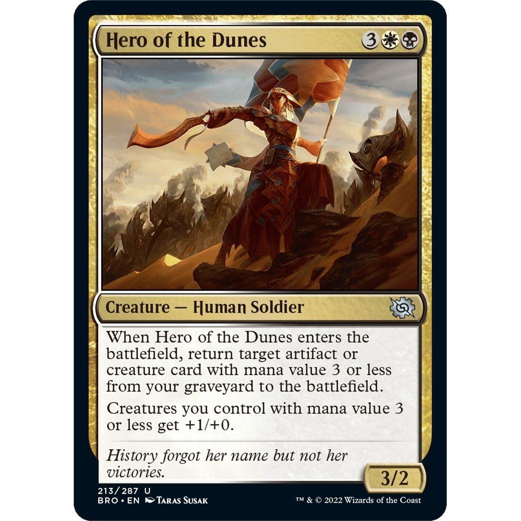 Image for Hero of the Dunes (213) (BRO) - Magic: The Gathering