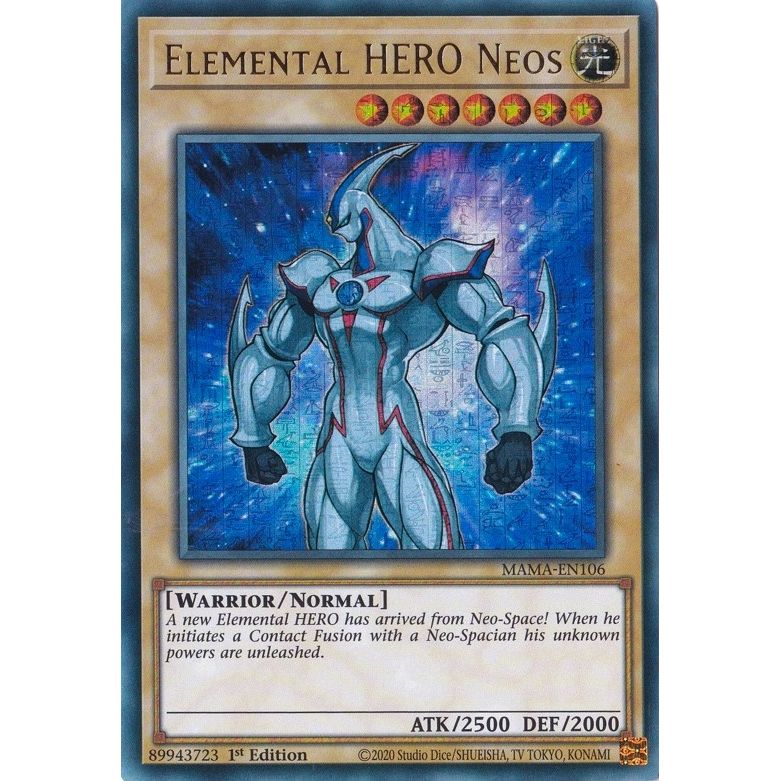 Image for Elemental HERO Neos (Ultra Pharaoh's Rare) (MAMA-EN106) (MAMA) - YuGiOh