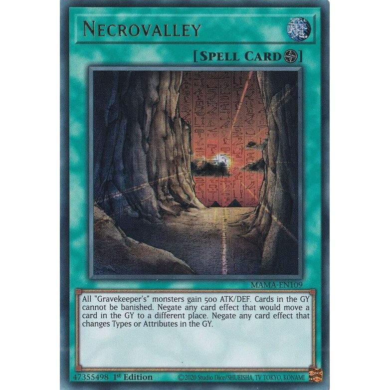 Image for Necrovalley (Ultra Pharaoh's Rare) (MAMA-EN109) (MAMA) - YuGiOh