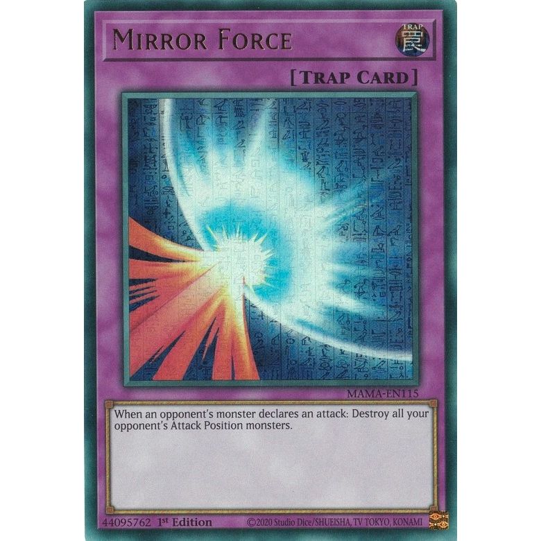 Image for Mirror Force (Ultra Pharaoh's Rare) (MAMA-EN115) (MAMA) - YuGiOh