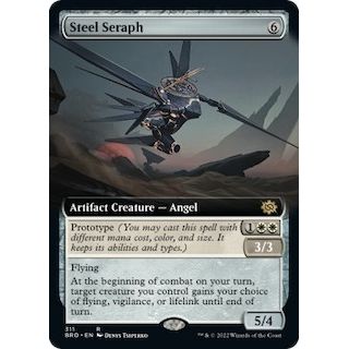 Image for Steel Seraph (Extended Art) (311) (BRO) - Magic: The Gathering