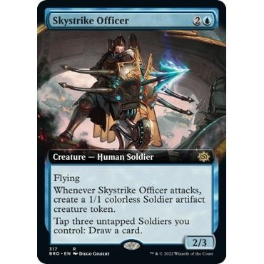 Image for Skystrike Officer (Extended Art) (317) (BRO) - Magic: The Gathering