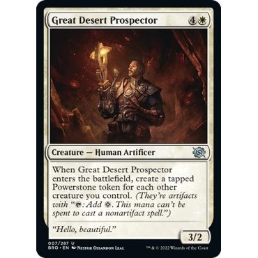 Image for Great Desert Prospector (7) (BRO) - Magic: The Gathering
