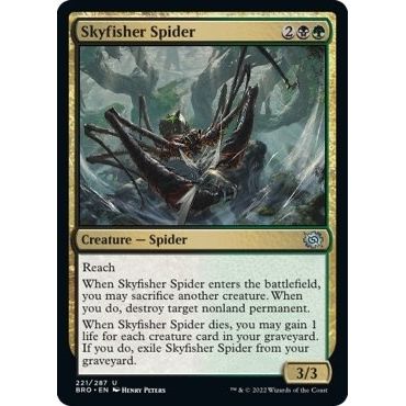 Image for Skyfisher Spider (221) (BRO) - Magic: The Gathering
