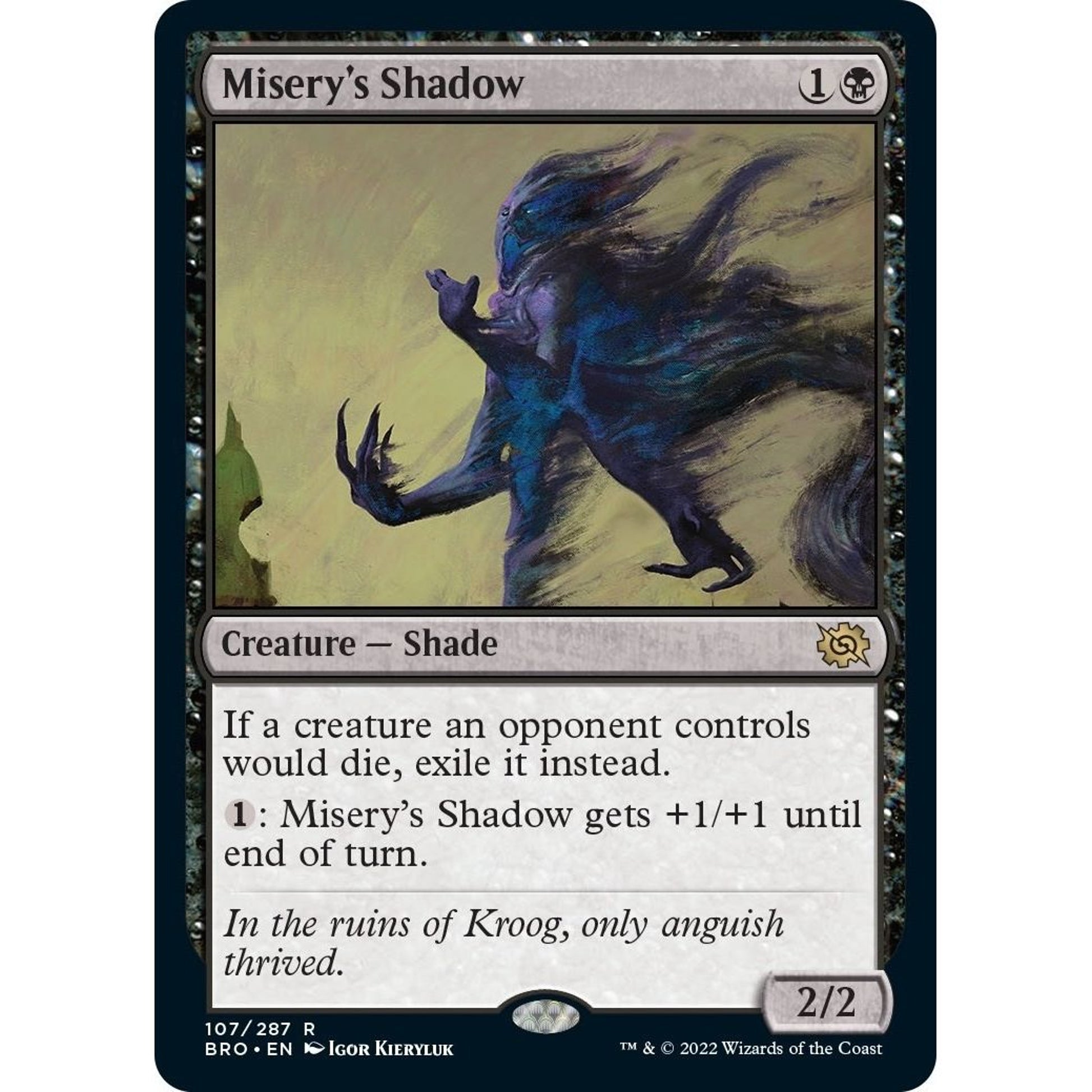 Image for Misery's Shadow (107) (BRO) - Magic: The Gathering