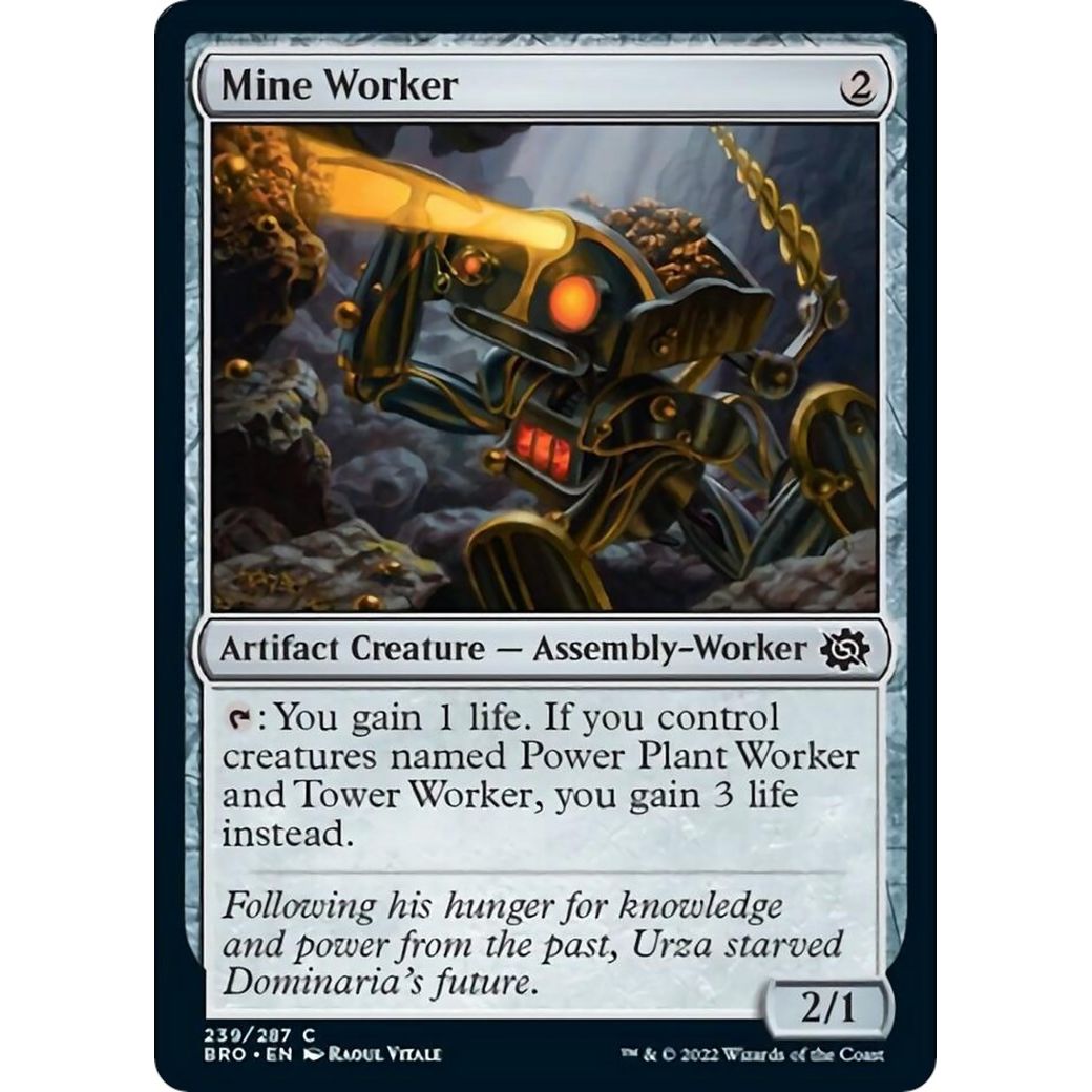 Image for Mine Worker (239) (BRO) - Magic: The Gathering