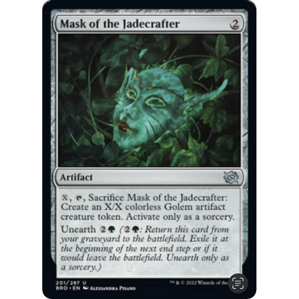 Image for Mask of the Jadecrafter (201) (BRO) - Magic: The Gathering