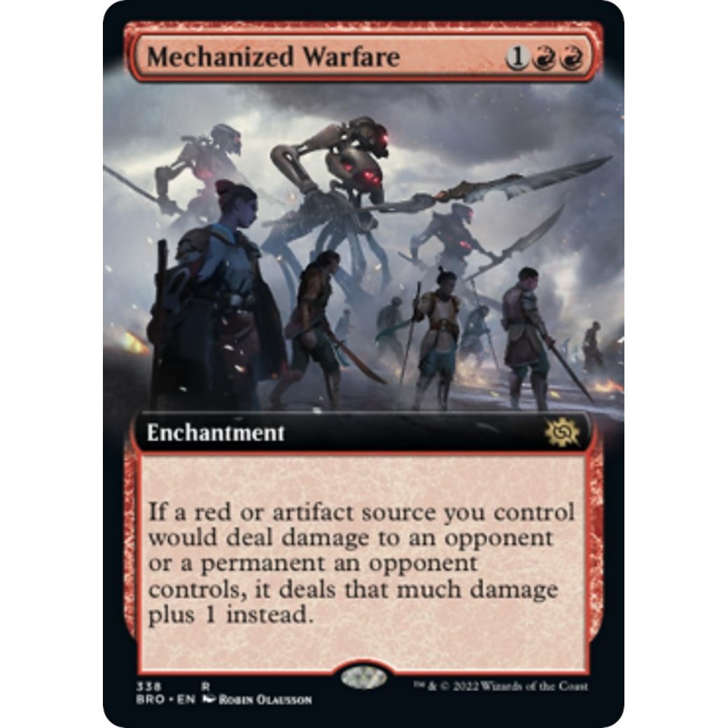 Image for Mechanized Warfare (Extended Art) (338) (BRO) - Magic: The Gathering