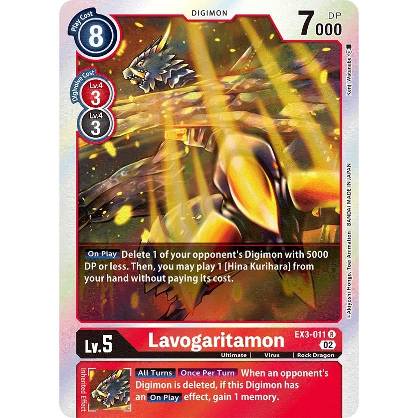 Image for Lavogaritamon (EX3-011 R) (EX03) - Digimon Card Game
