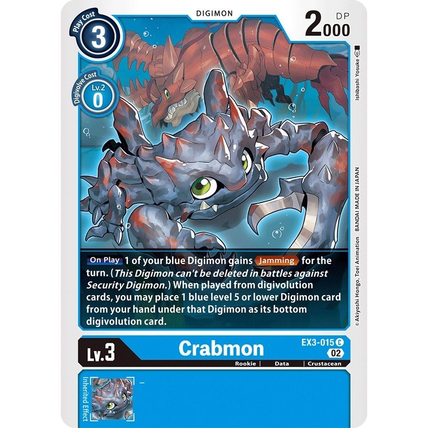 Image for Crabmon (EX3-015 C) (EX03) - Digimon Card Game